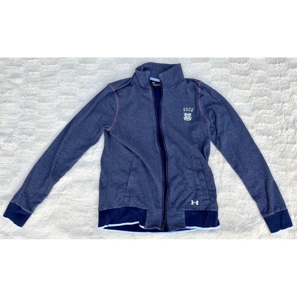 Under Armour Cold Gear USCG Blue Zip-up Jacket - Picture 3 of 17